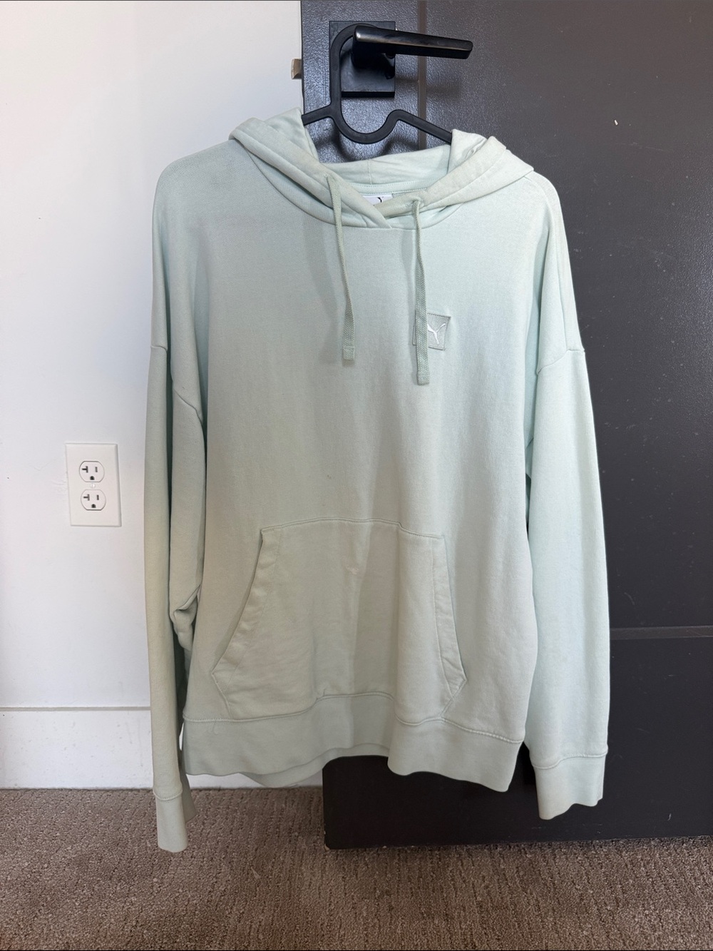 Puma Men's Light Mint Crewneck Hoodie